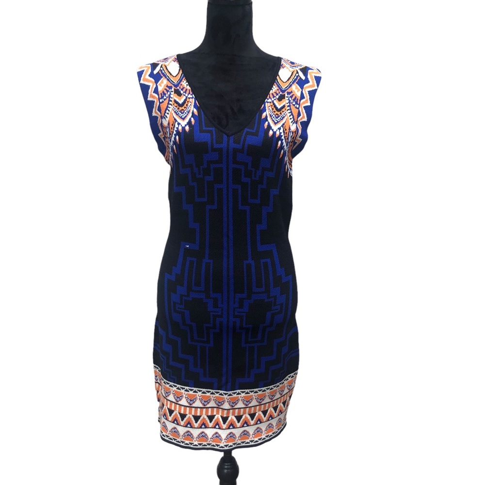 Jealous Tomato Printed Bodycon Dress size Large - Picture 7 of 10